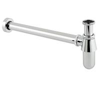 iBathUK Modern Chrome Square Solid Brass Basin Sink Bottle Waste Trap TW13