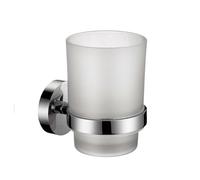 iBathUK Modern Chrome Toothbrush Holder Wall Mounted Tumbler Bathroom Accessory ACC107