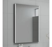 iBathUK Nebula Wall Mounted Illuminated LED Bathroom Mirror, Modern Light Up Mirror with Demister Pad and Touchless Sensor Switch, Portrait or Landscape Installation, 500 x 700 mm