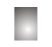 Ibathuk Nebula Wall Mounted Led Illuminated Bathroom Mirror With Touchless Sensor And Demister Pad With White Lights, 450 X 600mm