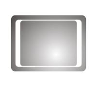 Ibathuk Nova Wall Mounted Led Illuminated Bathroom Mirror With Touchless Sensor And Demister Pad And White Lights, 700 X 500mm