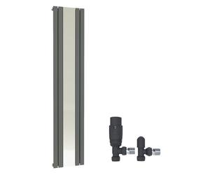 iBathUK Regency Horizontal Column Radiator, Double Panel, 600x785mm Slim Radiator, Wall Mounted for Bathroom,Kitchen,Living Room- White