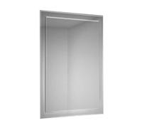 Ibathuk Sienna Wall Mounted Rectangular Bevelled Bathroom Mirror, Modern Frameless Vertical Or Horizontal Mirror, 650 X 900mm