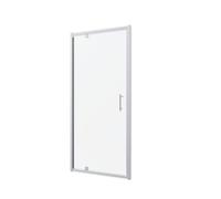 iBathUK Solis 900mm Side Panel for Shower Door Chrome | Reversible Fit, Compatible With Solis Shower Doors, 6mm Glass, Chrome Aluminium Frame, 5 Year Guarantee
