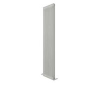 Ibathuk White 1800X470X70 Two Column Radiator + Angled Valve-White