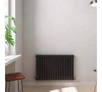 Ibathuk White 600X785X70 Two Column Radiator-White