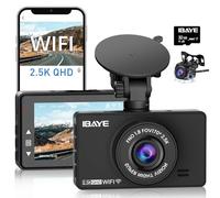IBAYE Dashcam, Dash Cam Front and Rear Camera 2.5K QHD, Car Camera Dash Cam with Free 32GB SD Card, Support WiFi/APP Control, Super Night Vision, G-sensor, Loop Recording, Support 128GB Max