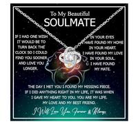 IBBY GIFTS FOR HER Wife Gifts, Soulmate Necklaces for Women, Fiancee Birthday Gift from husband, Valentines Day Present for wife jewelry