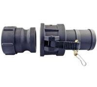 Ibc 2" S60X6 Adapter With 1.5" Type C Camlock Coupling - Polypropylene Ibc020K
