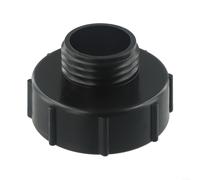 IBC Adapter S100x8 to S60x6 Reducer for Water Tanks and IBC Containers, DN100 to DN60 Thread Conversion, Fits 640L-1000L Rainwater Tanks, Plastic Connector for Garden Watering Equipment