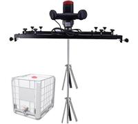 IBC Agitator, 3280W Electric Tank Mixer Machine, 110V Commercial 1 Ton Paint Stirring Machine with Support Hanger, 65-125CM Adjustable, Paint Mixing Equipment for Ink Dissolver Agitator