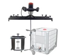 IBC Agitator, 3280W Electric Tank Mixer Machine, with Support Hanger, 65-125CM Adjustable, Adjustable Speed: 0-800 RPM, for Motar, Paint, Grout, Plaster,A
