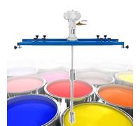 IBC Air Agitator, 265 Gallon Pneumatic Paint Mixer, Folding Propeller, Bracket Mixer, Paint Stirring Machine Mix Tool, Special for IBC Ton Barrels(Three)
