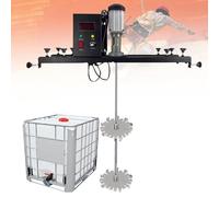 IBC Air Agitator, 980W Electric Tank Mixer Machine, Portable Bracket, Paint Stirring Mix Tool, Folding Propeller, for Ink Dissolver(A)