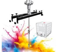 IBC Air Agitator, Electric Tank Mixer Machine, Pneumatic Bracket Mixer, Stirring Capacity 1000l, Working Air Pressure 6-8 Kg, Paint Stirring Machine Bracket,Large(3Cylinders)