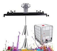 IBC Air Agitator, Folding Propeller, with Support Hanger, for Paint Coating Materials Viscous Liquid Ink Dissolver Agitator(3cylinders)