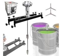 IBC Air Agitator, Paint Mixer 1000L, Pneumatic Bracket Mixer, Paint Stirring Machine, Ink Dissolver Agitator, Commercial Pneumatic Paint Stirrer,Small 5 Cylinder(3 Cylinder)