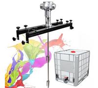 IBC Air Agitator, Pneumatic 1 Ton Tank Mixer Machine, Barrel Drum Mixer, IBC Air Agitator Paint Mixer Tool, Mixing Capacity 1000L, for Paint, Coating, Ink, Glue,Threecylinders-large5cylinders