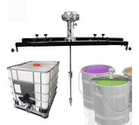 IBC Air Agitator with 0-2500 RPM & 62cm Telescopic Extension - 6-8KG Working Air Pressure, Stainless Steel | Available in 1HP/3/4HP/1/2HP Paint Mixing Machine for Ink Dissolver,C