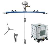 IBC Air Agitators, 265 Gallon Pneumatic Paint Mixer, Paint Stirrer for Folding Drill, Bracket Mixer, Special for IBC Ton Barrels