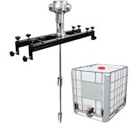 IBC Air Agitators, Pneumatic 1 Ton Tank Mixer Machine, Paint Stirring Machine, Folding Propeller, for Mixing Plaster Paint Mortar(Small Five)