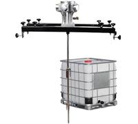 IBC Air Agitators, Pneumatic 1 Ton Tank Mixer Machine, Paint Stirring Machine, Folding Propeller, for Mixing Plaster Paint Mortar(Big Five)