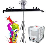 IBC Air Agitators, Tote Mixer Agitator with Folding Propeller, Electric Tank Mixer Machine, for Ink Dissolver Agitator(3cylinders)