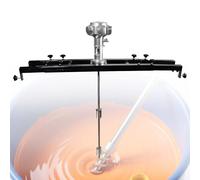 IBC Bracket Mixer, Pneumatic Paint Mixer, IBC Air Agitator, Automatic Tank Mixer Machine, Impeller Automatically Retracts, Adjustable Size, for Paint Coating Materials .(3Cylinder)