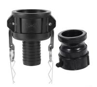 IBC Bucket Quick Connect Fittings with 60mm Cam Lock Thread and 25mm Hose Connector for Secure Connection to Common IBC Containers