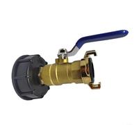 IBC Cap Extend Connect System 3/4in S60x6 with Resistant Brass and PP Components for Long Term Use in Water Storage Setups