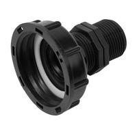 IBC Container Adapter with S60x6 Cap and 1inch Threaded Lid, Designed for Water Tank Rain and Agricultural Irrigation Applications (32mm)