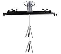 IBC Electric Agitator, 1 Ton/1000L Tank Mixer, Paint with Support Hanger and Folding Propeller, High Torque Mixing Equipment for Ink Dissolver(3cylinders)