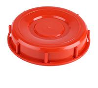 IBC Lid, Durable Red Plastic Cap with Secure Seal for Food Water Storage Tanks Industrial Use