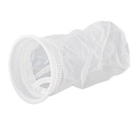 IBC Nylon Filter Bag, 200 Micron Mesh DN75 Rainwater Tank Strainer for Chemical Paint Fish Tank, Reusable Food-Safe Felt, White