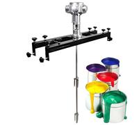 IBC Paint Mixer, Electric Tank Mixer Machine,with Support Hanger and Folding Propeller for Ink Dissolver Agitator(Small5cylinders)