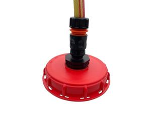 IBC portible water storage tank top lid 155mm with optional vents (155mm+single vent+3/4" hose kit)