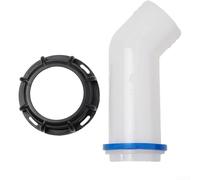 IBC Rainwater Tank Outlet Tap 1000L with Drain Pipe Elbow, Compatible with 55mm and 60mm Connections for Agricultural Use