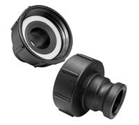 IBC S100x8 (3-Inch) Female Buttress to (2-Inch) Camlock Adapter - Durable IBC Tank Fitting, Quick Connect Coupling for Water, Oil, and Chemical Transfer