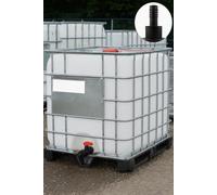 Ibc S60X6 To 1" Hose Tail Connector- Plastic Adapter For Ibc Tanks