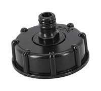 IBC Tank Adapter for Water Containers with 60mm Thick Inlet and 2 Inch Coarse Thread Plastic Tap Suitable for 1000L IBC Water Tanks (3/4)