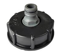 IBC Tank Adapter Plastic Hose Tap Connector S60X6 Coarse Threaded Cap to 1/2" Water Butt Tap Adapter for IBC Ton Valve
