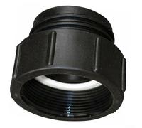 IBC Tank Connection Adapter Converts 2 Fine Thread Outlet to S60x6 Groove Thread Inlet for Bulk Handling