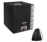 IBC Tank Cover Waterproof Dustproof 1000L Water Tank Cover, Oxford Cloth Protective Covers with Clear Display Window for Water Tanks Container