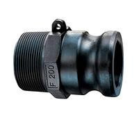 IBC Tank Fitting, 1PC IBC Tank Valve Male, Hose Tail Type F Quick Connector Male（2"）