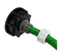 IBC Tank Fittings Selection - S60x6 & S100x6 Adapters - Male, Female, Threaded, Barbed, Valves, Spouts, MDPE Options (Adapter (S60x6) to 1/2" Garden Hose)