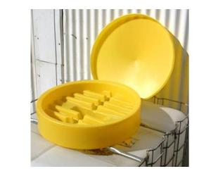 IBC Tank Funnel with Lid and Integral Debris Strainer - High-Density Polyethylene, Chemical-Resistant, Spill Control for 1000L IBCs