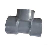 IBC Tank Hose Connector Tee with S60x6 Threaded Adapter and Stainless Steel Clamps for 3/4 Inch Hose in IBC and Water Tanks