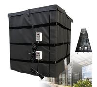 IBC Tote Heating Blanket for Freeze Protection, Heavy-Duty 1000L Capacity, Max 200°C Temperature, Ideal for Chemical, Food, Petroleum Industries