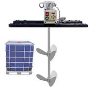 IBC Tote Mixer 2100W Electric Agitator - Variable Speed 200-3000 RPM, Forward/Reverse, Telescopic Fixed Stand, High Torque Paint Mixing Equipment for Industrial Use(B)