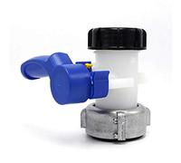 IBC Tote Tank Butterfly Valve Drain Adapter DN80 Inner Dia 75mm / 62mm IBC Tote Tank Valve Hose Fittings Adapter Drain Adapter Connector Parts Garden Tap Outlet Hose Fitting
